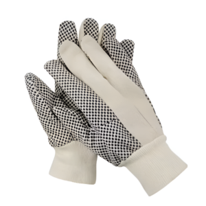 AG-804 NATURAL DRILL GLOVES WITH KNIT WRIST